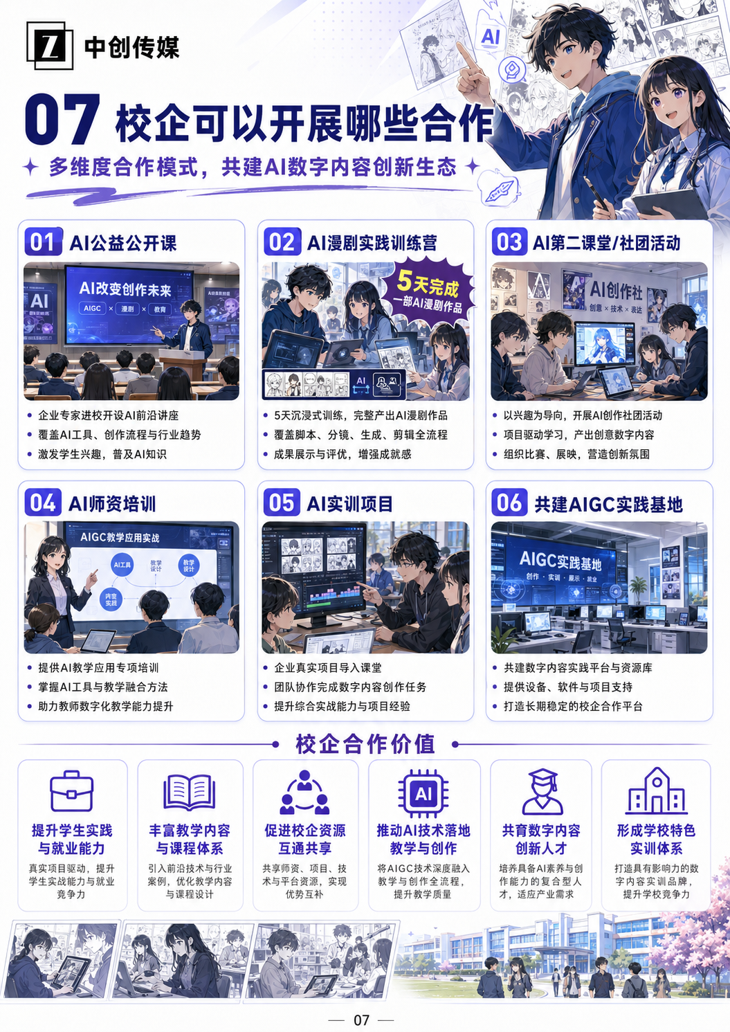 中创传媒校企合作模式介绍海报